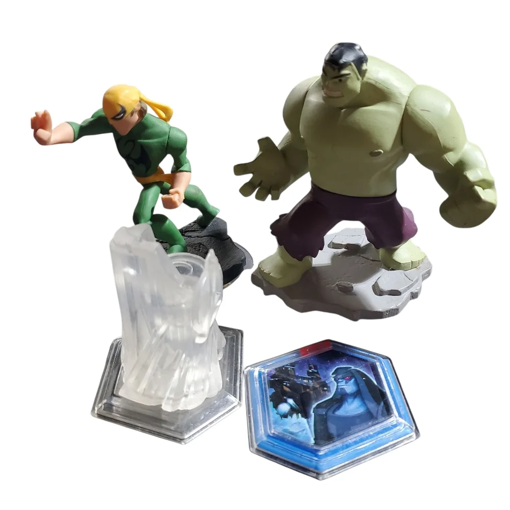 Disney Infinity 3.0 Marvel‎ Battlegrounds: Avengers Crystal Hulk Iron Fist Disc